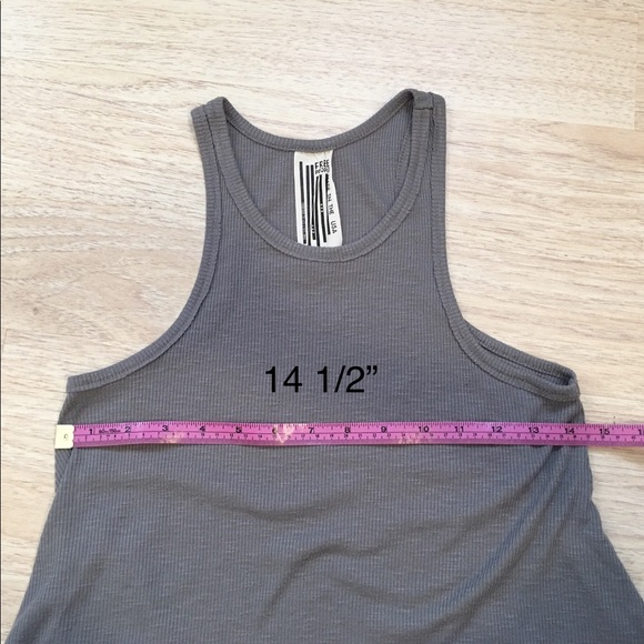 Free People Racer Back Ribbed Tank - Picture 6 of 6